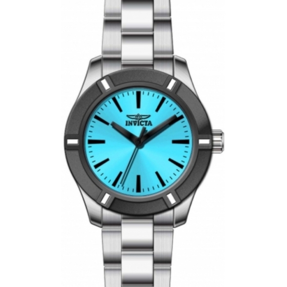 Invitica Pro Diver Women's Silver Quartz Watch - Picture 2 of 9